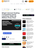Bitget Annual Trading Competition KCGI Launches With $6 Million Prize Pool – Press release Bitcoin News