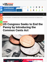US Congress Seeks to End the Penny by Introducing the Common Cents Act - The Crypto News Wire