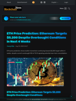 ETH Price Prediction: Ethereum Targets $5,200 Despite Overbought Conditions in Next 4 Weeks - Blockchain.News