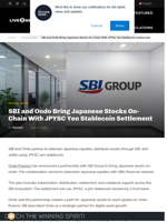 SBI, Ondo Bring Japanese Stocks On-Chain