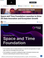 Space and Time Foundation Launches to Drive ZK Data Innovation and Ecosystem Growth - TheNewsCrypto