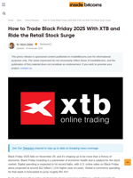 How to Trade Black Friday 2025 With XTB and Ride the Retail Stock Surge - InsideBitcoins.com