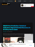 NEAR Price Prediction: Technical Indicators Signal Potential Recovery to $1.35 by March 2026 - Blockchain.News