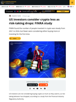 Crypto Interest Drops Among Investors as Risk-Taking Declines