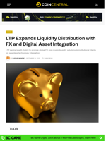 LTP Expands Liquidity Distribution with FX and Digital Asset