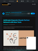 Anthropic Expands Claude Partner Network with New Tools - Blockchain.News