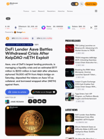 DeFi Lender Aave Battles Withdrawal Crisis After KelpDAO rsETH Exploit