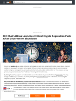 SEC Chair Atkins Launches Critical Crypto Regulation Push After Government Shutdown - Brave New Coin