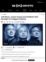 Jeff Bezos, Jensen Huang and SoftBank CEO Spotlight AI’s Biggest Debates