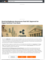 Brad Garlinghouse Announces Final OCC Approval for Ripple National Trust Bank