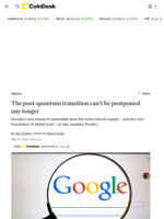 The post-quantum transition can’t be postponed any longer