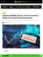 Alibaba (BABA) Stock: China Investors Rally on AI and Cloud Expansion - CoinCentral