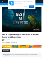 Best AI Cryptos to Buy as Meta Leans Into AI