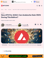 New ATH For AVAX: Can Avalanche Gain Another 350%?