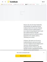 Mysten Labs Taps Ex-Goldman Sachs Digital Assets Head Mustafa Al Niama to Lead Capital Markets Push