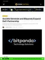 Société Générale and Bitpanda Expand DeFi Partnership - CoinCentral