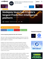Nodepay launches Crypto’s largest Prediction Intelligence platform | Live Bitcoin News
