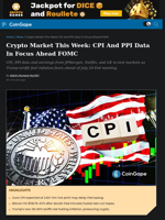 Crypto Market This Week: CPI And PPI Data In Focus Ahead FOMC