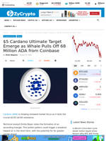 $5 Cardano Ultimate Target Emerge as Whale Pulls Off 68 Million ADA from Coinbase ⋆ ZyCrypto