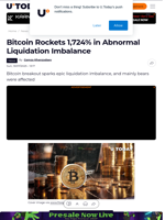 Bitcoin Rockets 1,724% in Abnormal Liquidation Imbalance