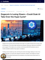 Dogecoin Is Losing Steam—Could Ozak AI Take Over the Hype Cycle?
