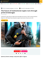 The Future Of Institutional Crypto Runs Through Prime Brokerages