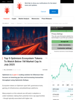 Top 5 Optimism Ecosystem Tokens To Watch Below 1M...