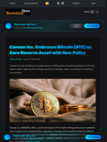 Canaan Inc. Embraces Bitcoin (BTC) as Core Reserve Asset with New Policy - Blockchain.News