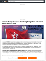 Franklin Templeton Launches Hong Kong's First Tokenized Money Market Fund - Brave New Coin