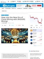 Step into the New Era of Cloud Mining with 8HOURS Mining!