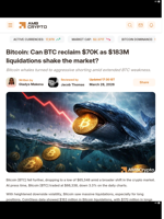 Bitcoin: Can BTC reclaim $70K as $183M liquidations shake the market? - AMBCrypto