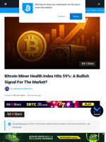 Bitcoin Miner Health Index Hits 59%: A Bullish Signal For The Market? | Bitcoinist.com