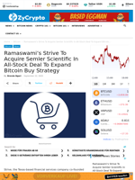 Ramaswami’s Strive To Acquire Semler Scientific In All-Stock Deal To Expand Bitcoin Buy Strategy ⋆ ZyCrypto