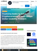 TrustLinq Seeks to Solve Cryptocurrency’s Multi-Billion Dollar Usability Problem | Live Bitcoin News