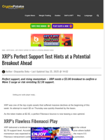 XRP's Perfect Support Test Hints at a Potential Breakout Ahead