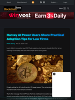 Harvey AI Power Users Share Practical Adoption Tips for Law Firms - Blockchain.News