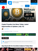 Live Best Crypto Presale Updates Today: Bitcoin Broke Through New ATH, Greece Seized $1.5B in Bytbit Hack Funds, and More...