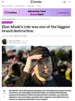 Elon Musk’s role was one of the biggest brand destruction - Coinfea