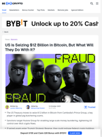 US Gov Just Got More Bitcoin – But What Will They Do With It?