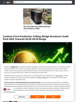 Cardano Price Prediction: Falling Wedge Breakout Could Push ADA Towards $0.45–$0.50 Range - Brave New Coin