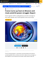 France Investigates Binance's Anti-Money Laundering Rules