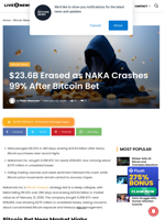 $23.6B Lost as NAKA Collapses 99%