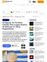 Uruguay to Further Clarify the Legal Status of Bitcoin in New Regulation – Regulation Bitcoin News