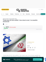 Trump says US-Iran conflict 