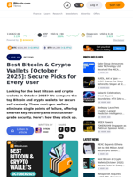 Best Bitcoin & Crypto Wallets [October 2025]: Secure Picks for Every User – Reviews Bitcoin News