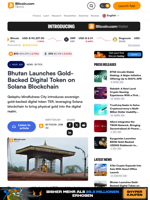 Bhutan Launches Gold-Backed Digital Token on Solana Blockchain – News Bytes Bitcoin News
