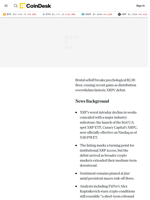 XRP ETF Fails to Bump Bulls as Ripple-Linked Token Plunges 7.3% Amid BTC Selloff