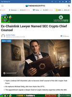 Ex-Chainlink Lawyer Named SEC Crypto Chief Counsel