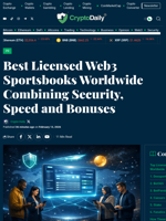 Best Licensed Web3 Sportsbooks Worldwide Combining Security, Speed and Bonuses - Crypto Daily