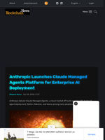 Anthropic Launches Claude Managed Agents Platform for Enterprise AI Deployment - Blockchain.News